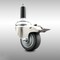 Service Caster 3 Inch 316SS Thermoplastic Rubber Swivel 7/8 Inch Stem Caster Lock Brake SCC SCC-SS316TTLEX20S314-TPRB-78 - alternate 1
